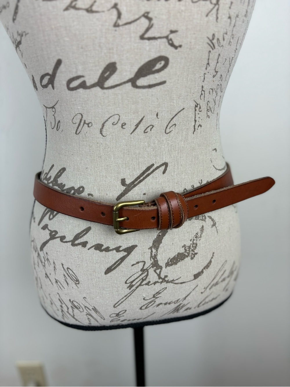 Frye Brown Leather Belt-Women’s Medium - Picture 2 of 10